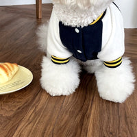 Simple Printed Autumn Pet Baseball Uniform