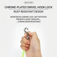 Dual Dog Leash with Anti-Tangle Rotation