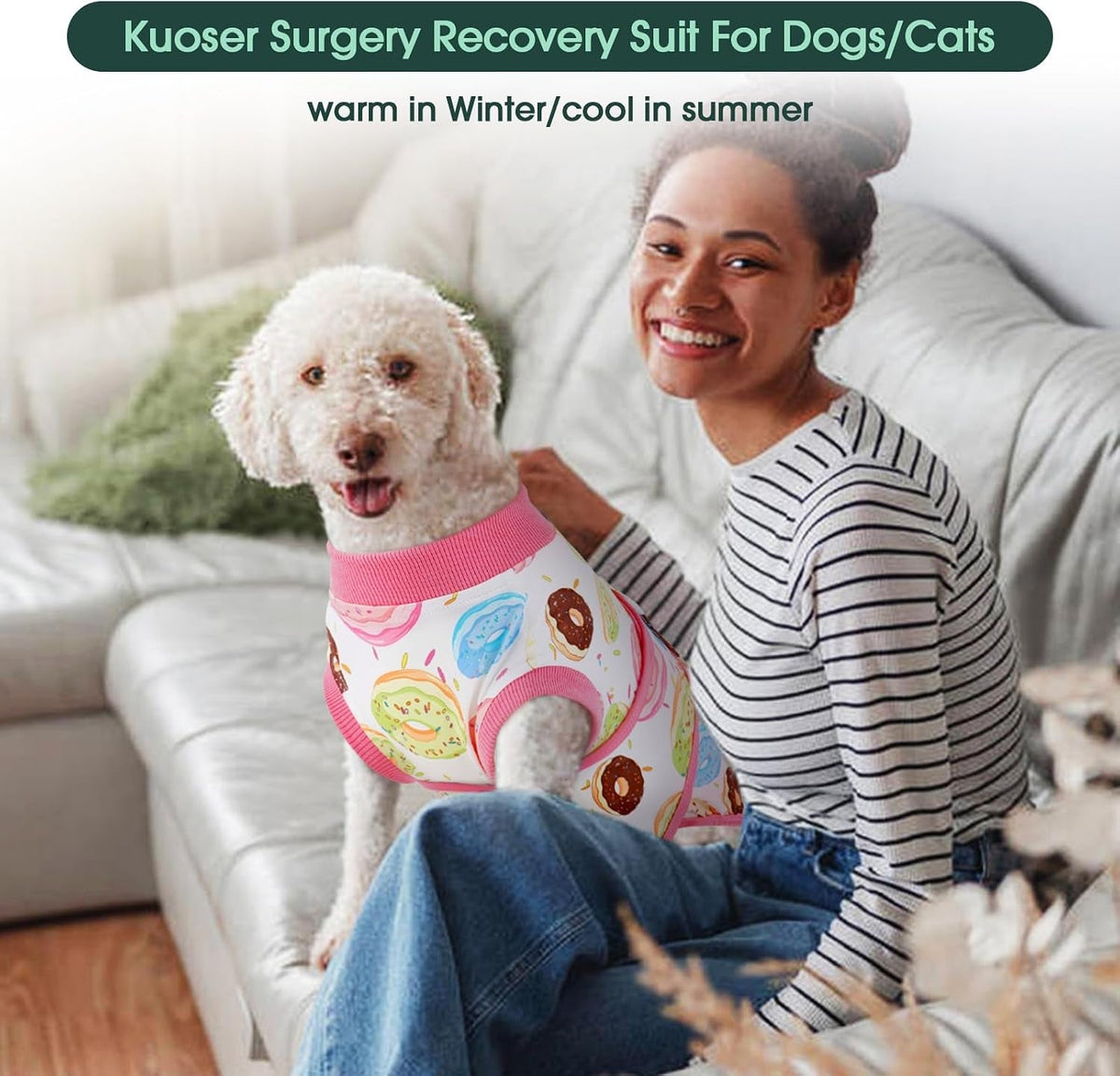 Dog Recovery Suit After Surgery – 4 Colors, XS–2XL