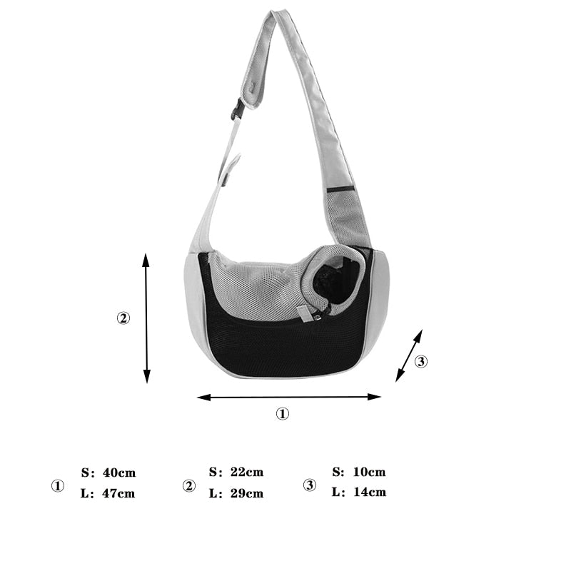Breathable Pet Carrier Handbag Pouch Sling - BIG FRENCHIES