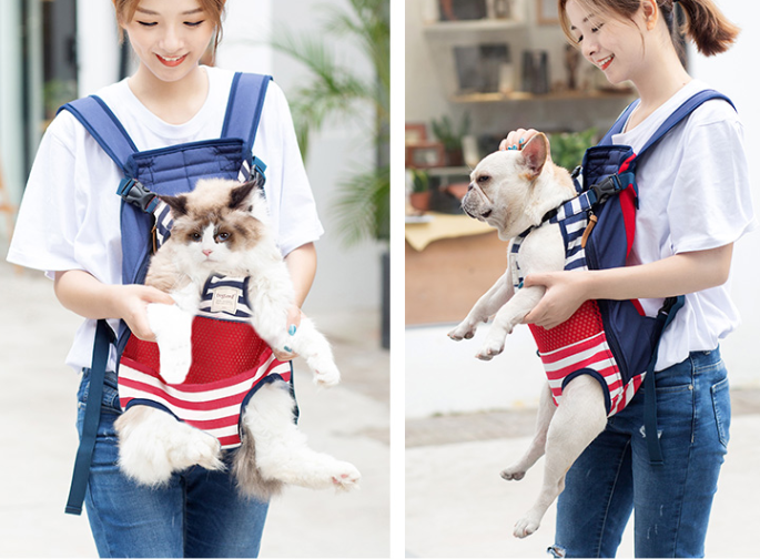 Cat Dog Carrier Front Backpack - BIG FRENCHIES