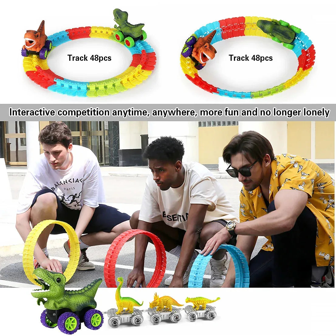 Climbing Anti Gravity Rail Car Toys - # BOT&G51710001 - BIG FRENCHIES