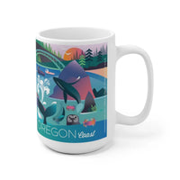 OREGON COAST 11 OZ OR 15 OZ CERAMIC MUG - BIG FRENCHIES