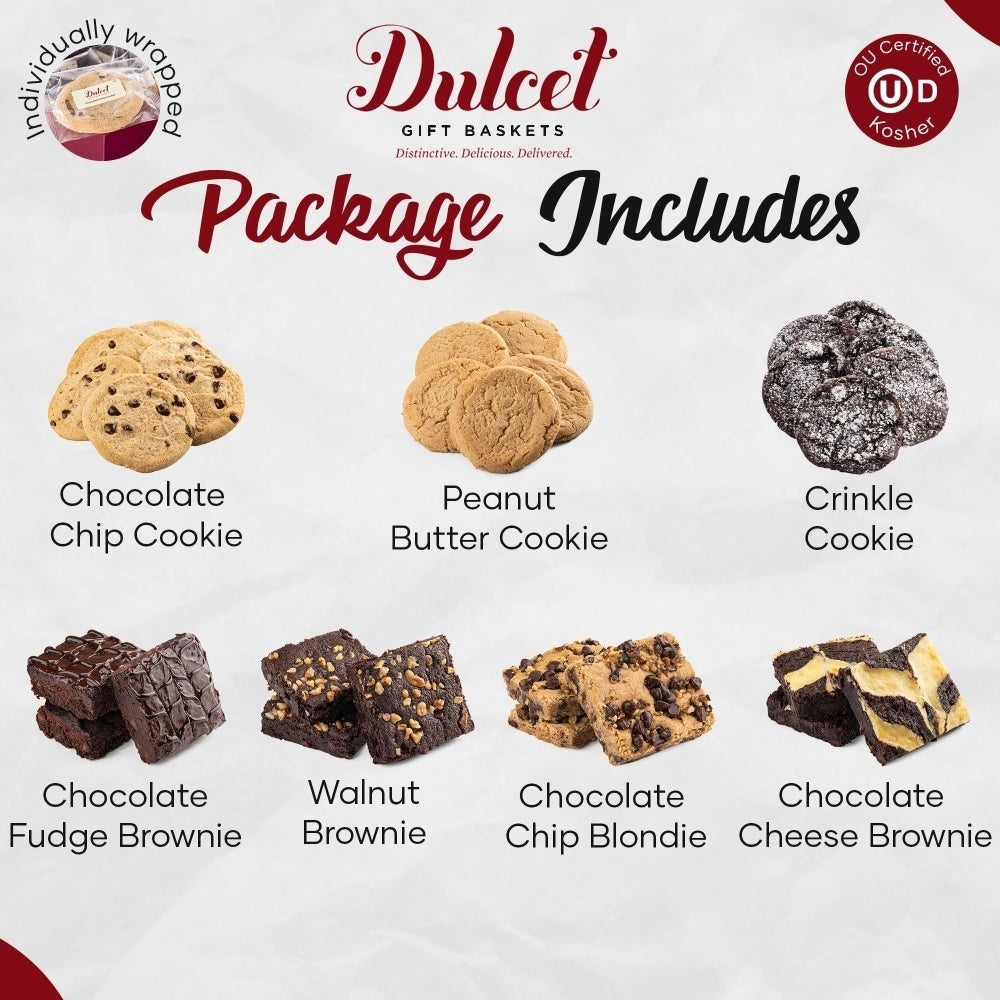 Festive Cookie and Brownie Gourmet Gift Box - BIG FRENCHIES