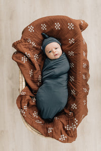 Charcoal Bamboo Newborn Knot Hat - BIG FRENCHIES