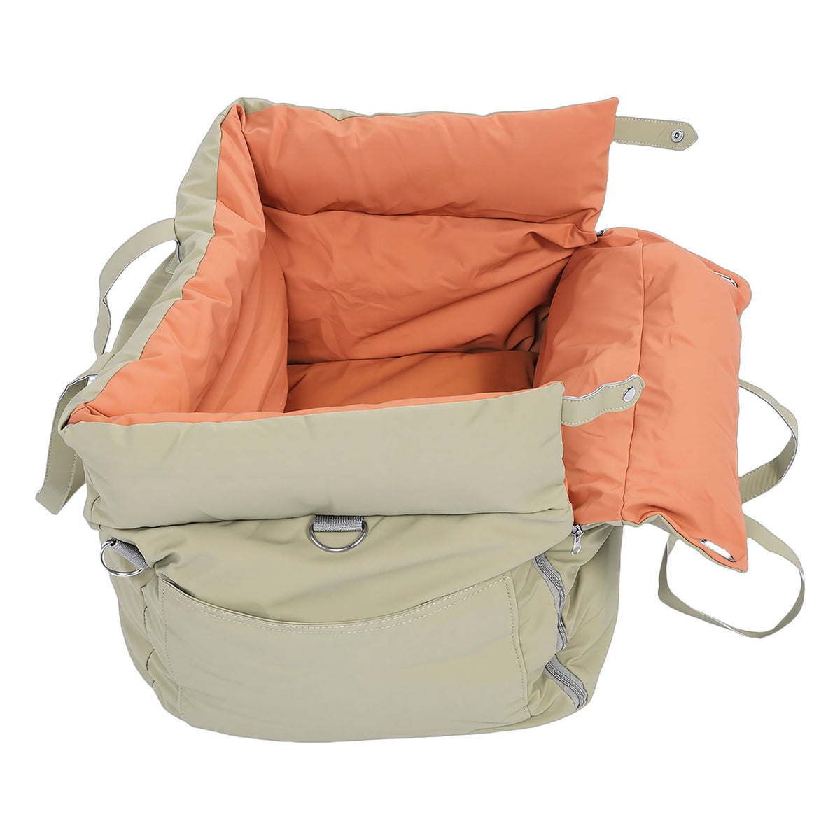 Car Pet Bed Portable Travel Outdoor Detachable Washable Pet Car Seat With Harness For Dogs Cats