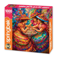 Feliz Cumpleaños 1000 Piece Jigsaw Puzzle by Springbok Puzzles - BIG FRENCHIES
