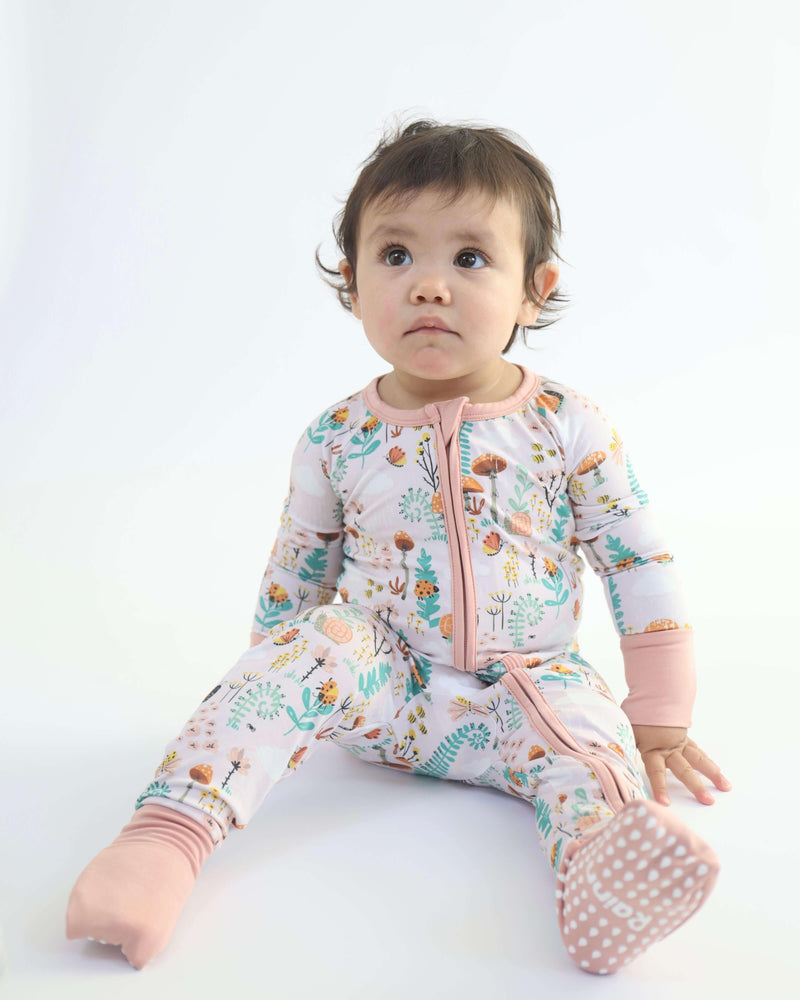 Bamboo Zipp Jammies - Fern 🌿 - BIG FRENCHIES