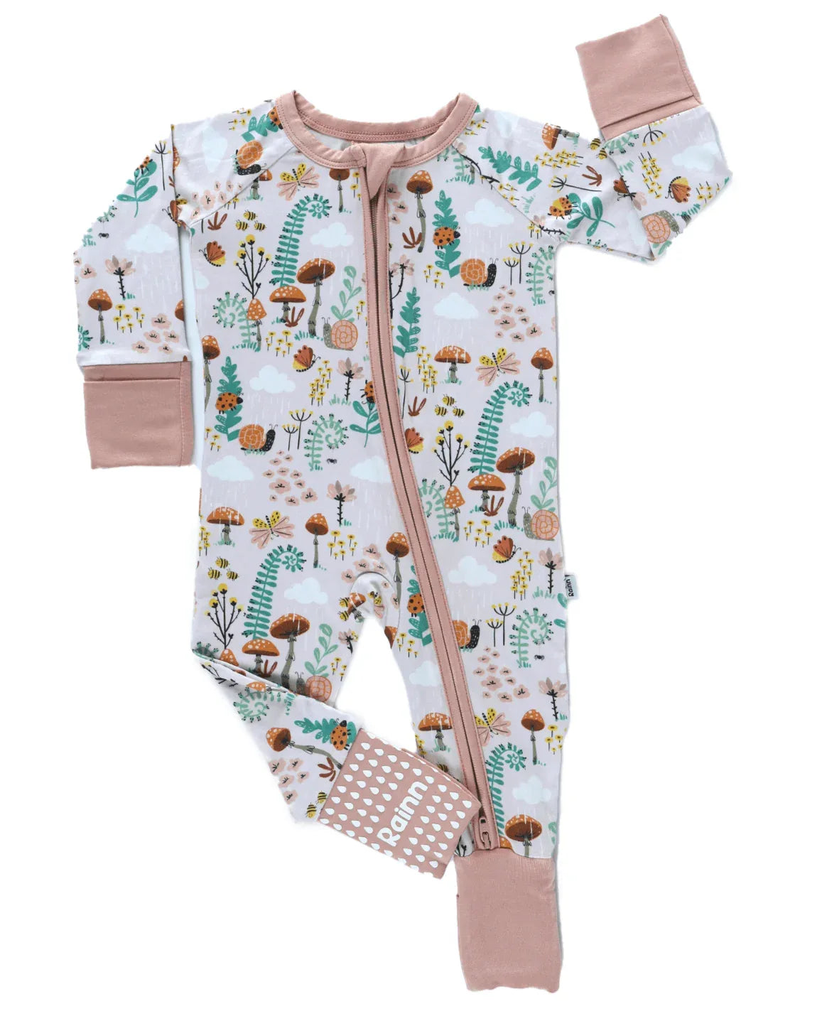 Bamboo Zipp Jammies - Fern 🌿 - BIG FRENCHIES