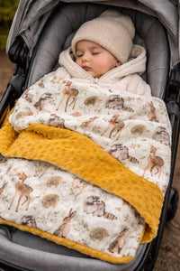 Forest Friends Minky Blanket - BIG FRENCHIES