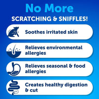 Dog Allergy Relief Chews Itchy Skin Relief Omega-3 Fish Oil