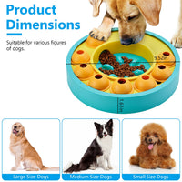 1Pc Dog Puzzle Food Feeder Slow Feeding Bowl Interactive Toy Dog Treat Dispensing Toy For IQ Training Mental Enrichment 