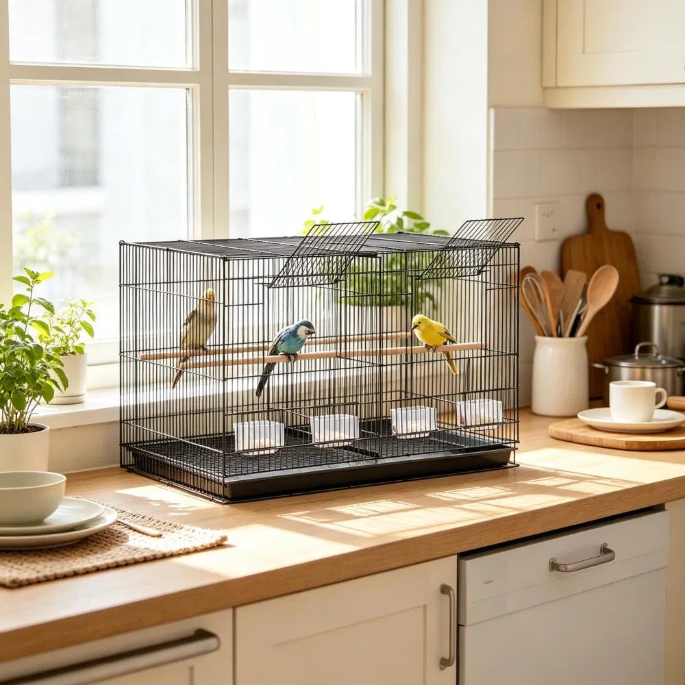 Bird Cage with Easy to Clean 760 X 460 X 455 Mm