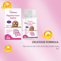 Dog Pre & Probiotic Digestive Care Tablets, Gut Health Supplement For Dogs, Supports Digestion, Immunity, Skin & Vision 