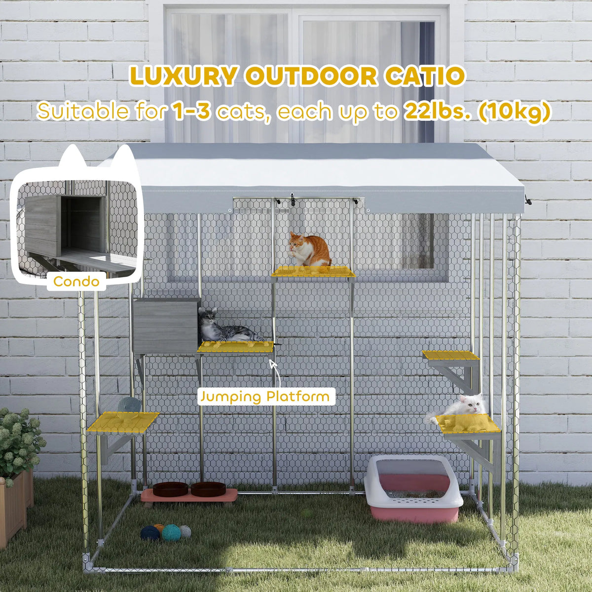 Cat House(Not Supported non-defective remorse returns)