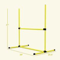 Dog agility training equipment