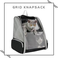 Texsens Innovative Traveler Bubble Backpack Pet Carriers for Cats and Dogs (Black) - BIG FRENCHIES