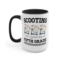 Scooting Into Fifth Grade Mug - BIG FRENCHIES