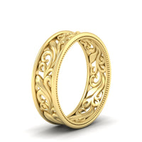 Filigree Women Wedding Band