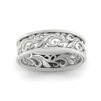 Filigree Women Wedding Band