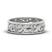 Filigree Women Wedding Band