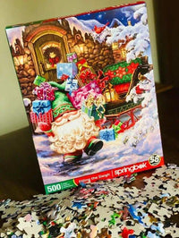 Filling the Sleigh 500 Piece Jigsaw Puzzle | Springbok Puzzles - BIG FRENCHIES