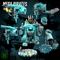 3d Printed Mega Pirate Priest by Mekka Miniatures