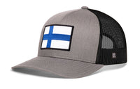 Finland Flag Trucker Hat  |  Finnish Snapback