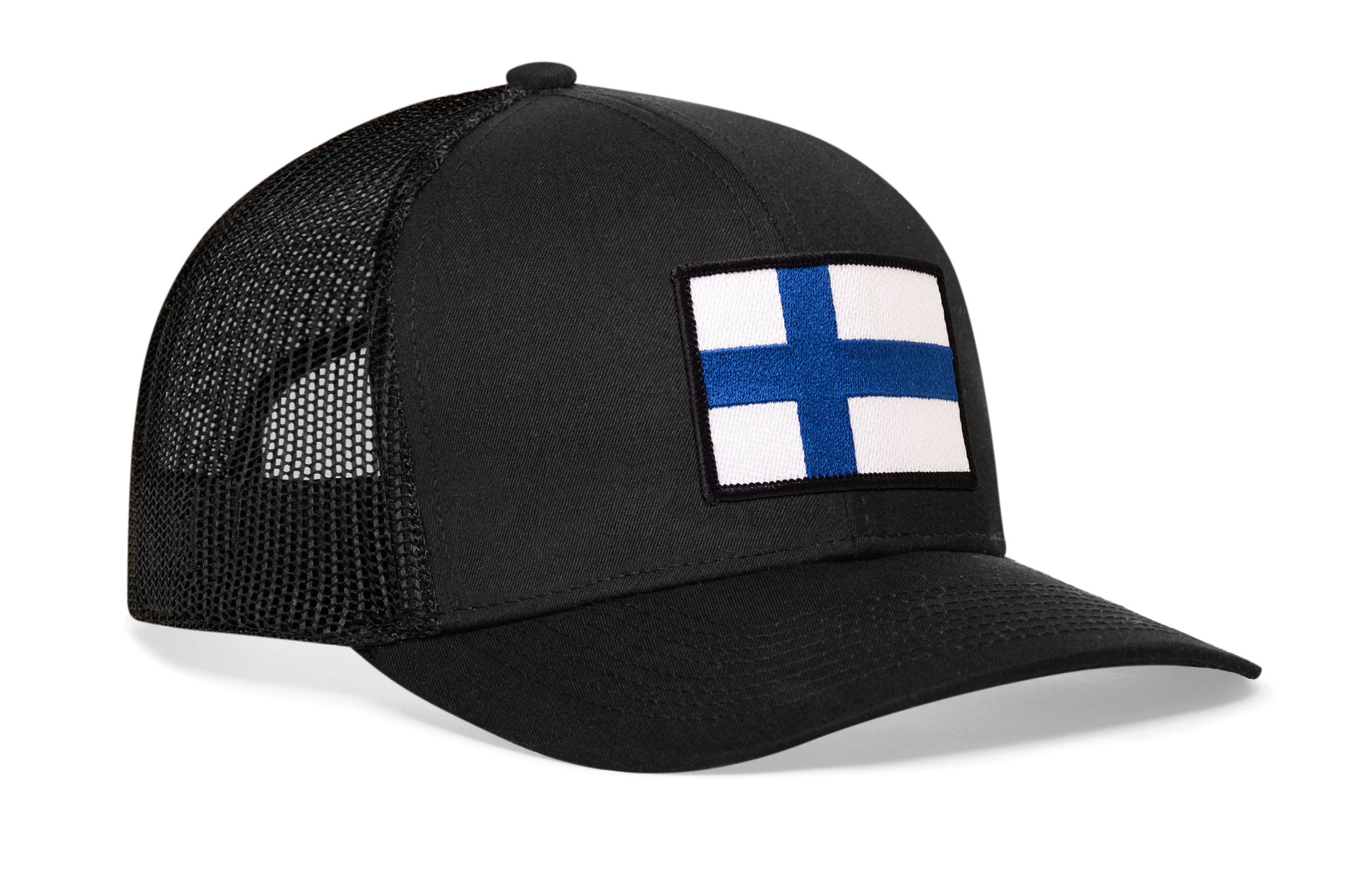 Finland Flag Trucker Hat  |  Finnish Snapback