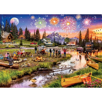 Fireworks on the Mountain Art Gallery - 1000 Piece Puzzle by Masterpieces Puzzles - BIG FRENCHIES
