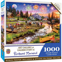 Fireworks on the Mountain Art Gallery - 1000 Piece Puzzle by Masterpieces Puzzles - BIG FRENCHIES