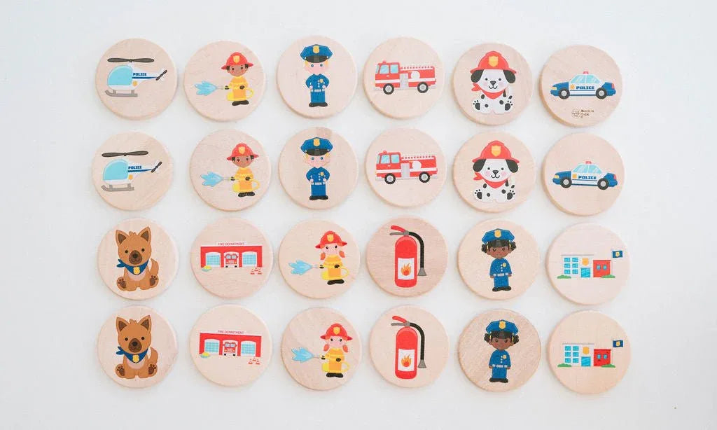First Responders Matching Tiles - BIG FRENCHIES