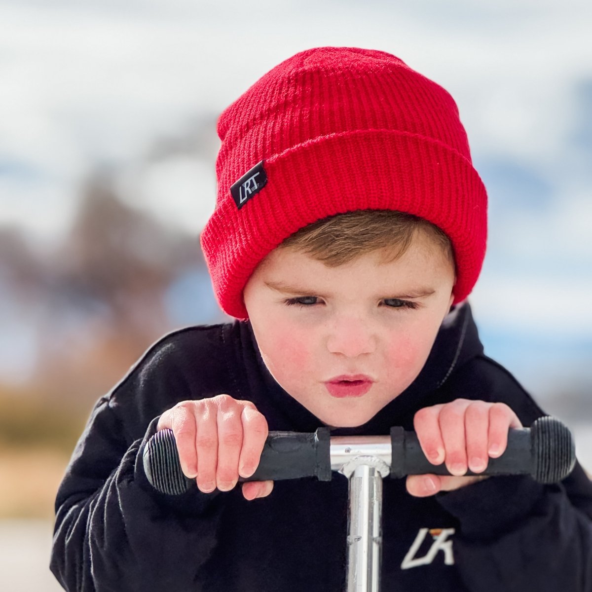 FISHERMAN BEANIE - RED - BIG FRENCHIES