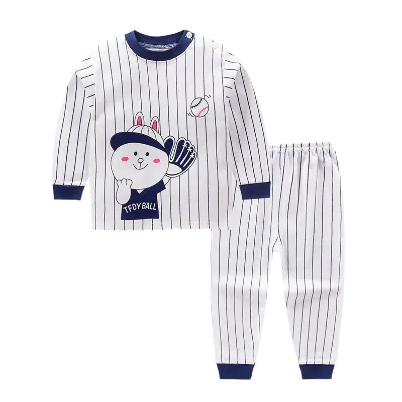 Cotton Children’s Pajama Set for Ages 0-5 (Boys/Girls) _ # BAAA81810021 - BIG FRENCHIES