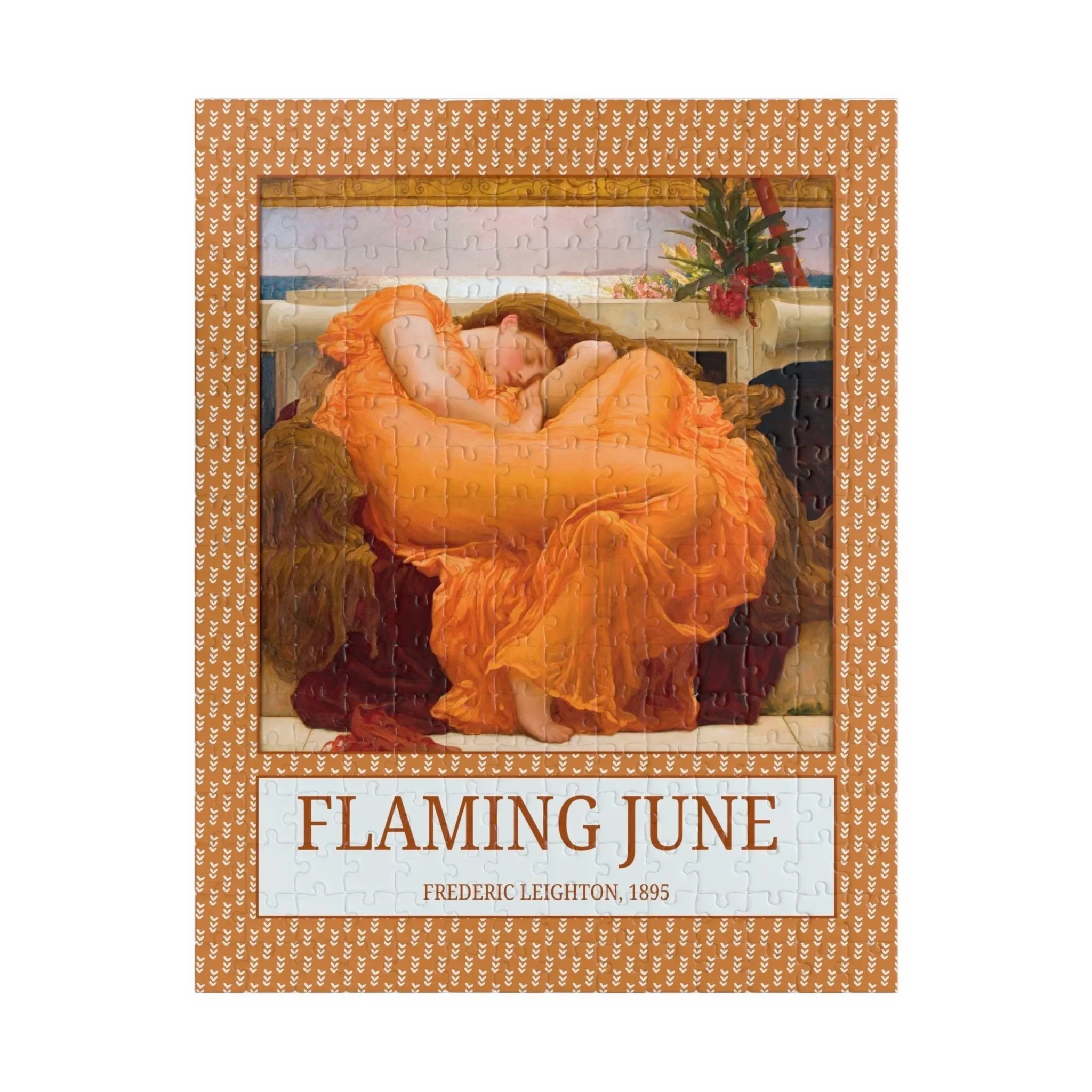 Flaming June by Frederic Leighton: Colorful Art History Puzzle - BIG FRENCHIES