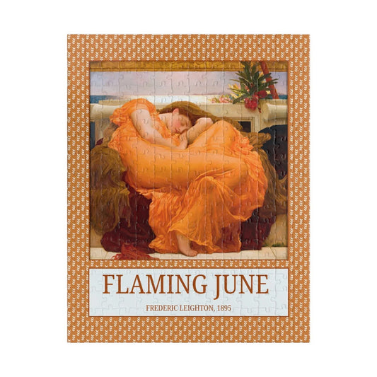 Flaming June by Frederic Leighton: Colorful Art History Puzzle - BIG FRENCHIES