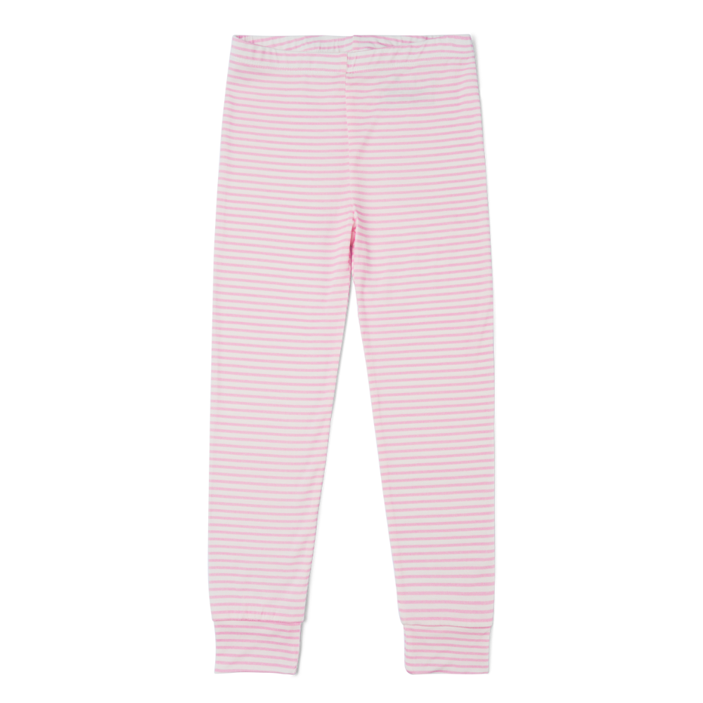 Ballet Stripe Bamboo Toddler Pajama Set - BIG FRENCHIES