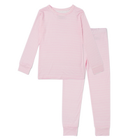 Ballet Stripe Bamboo Toddler Pajama Set - BIG FRENCHIES