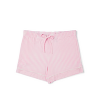 Ballet Stripe Short Sleeve & Shorts Bamboo Women's Pajama Set - BIG FRENCHIES