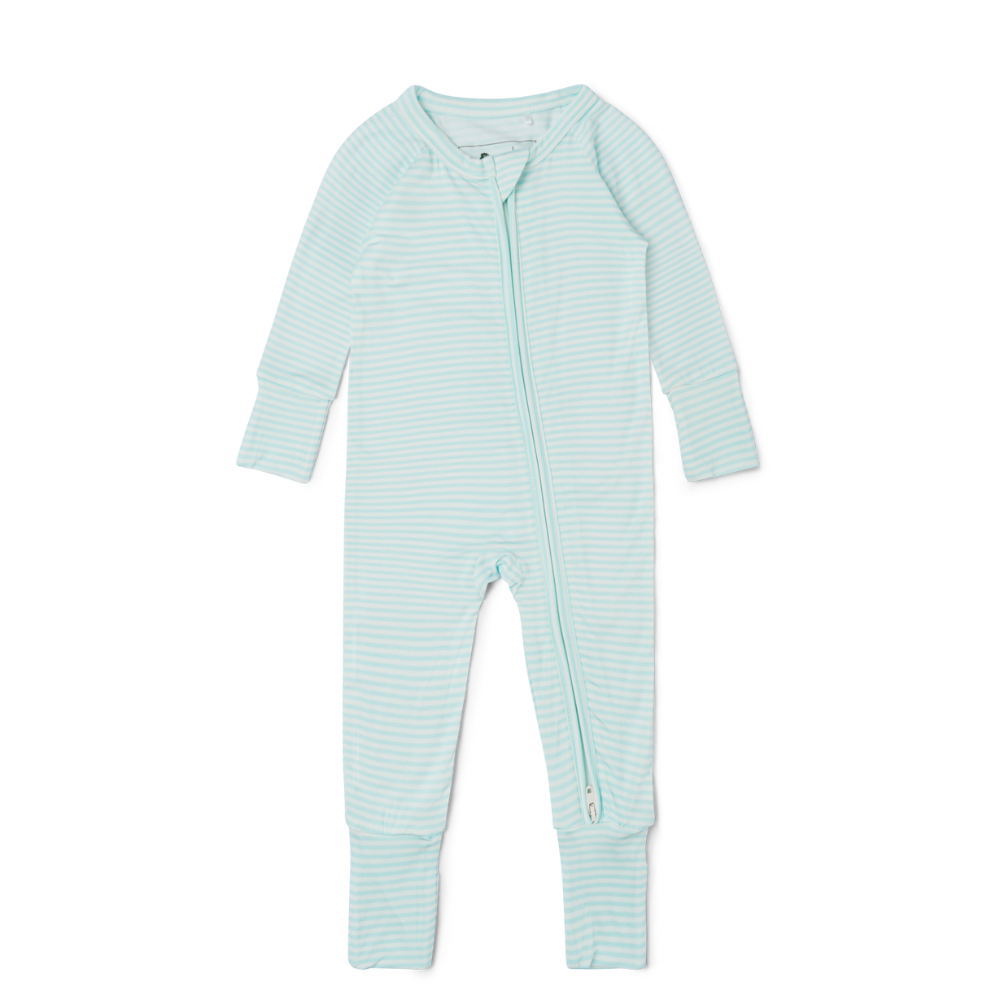 Cloud Stripe Bamboo Sleeper - BIG FRENCHIES