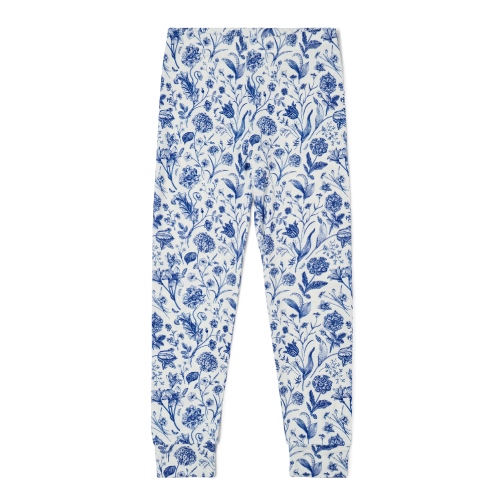 Porcelain Vine Bamboo Toddler Pajama Set - BIG FRENCHIES