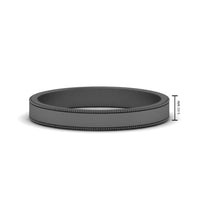 Flat Milgrain Mens Wedding Band