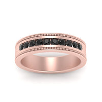Flat Milgrain Mens Promise Band
