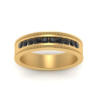 Flat Milgrain Mens Promise Band
