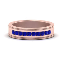 Flat Milgrain Mens Promise Band