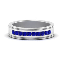 Flat Milgrain Mens Promise Band