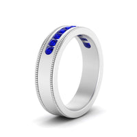 Flat Milgrain Mens Promise Band