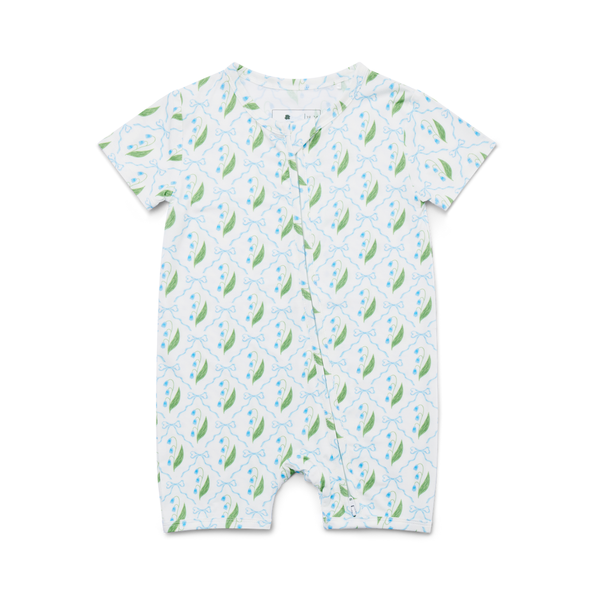 Bluebell Bows Short Sleeve & Shorts Bamboo Sleeper - BIG FRENCHIES