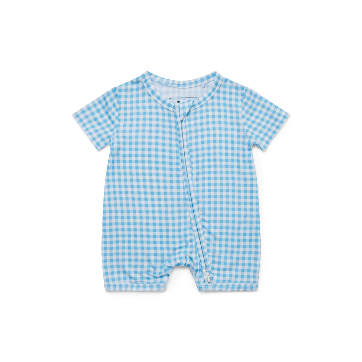 Harbor Gingham Short Sleeve & Shorts Bamboo Sleeper - BIG FRENCHIES