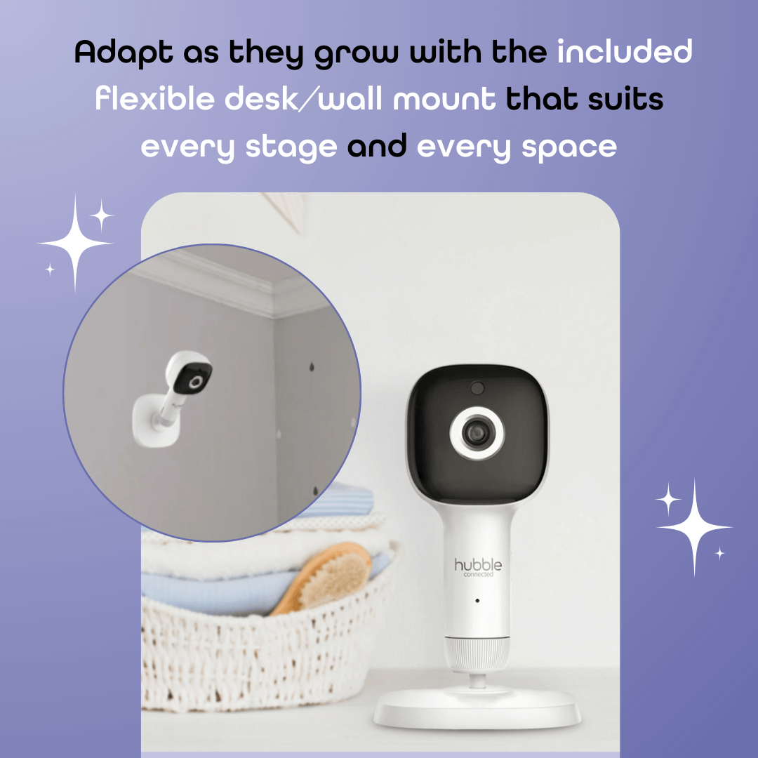 SkyVision AI Pro with Adjustable Crib Mount